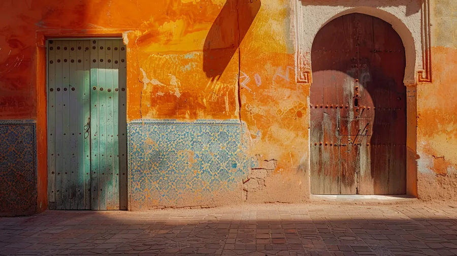 Two Doors in Marrakesh