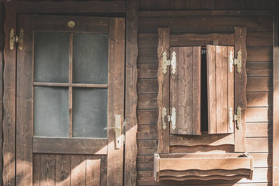 Cabin Door and Shutters
