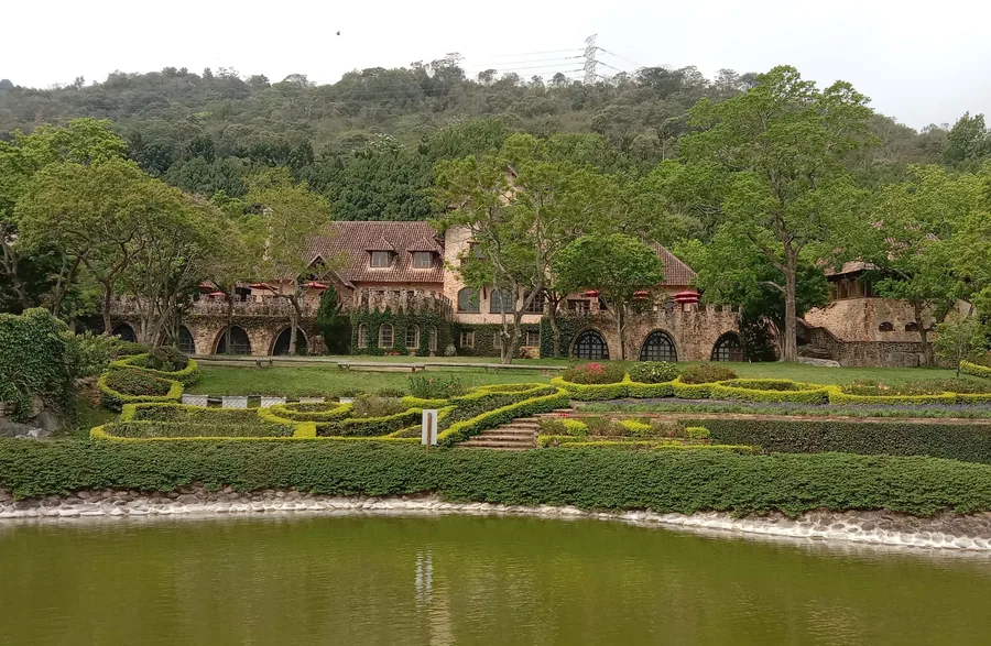 Stone Villa and Hedge Garden