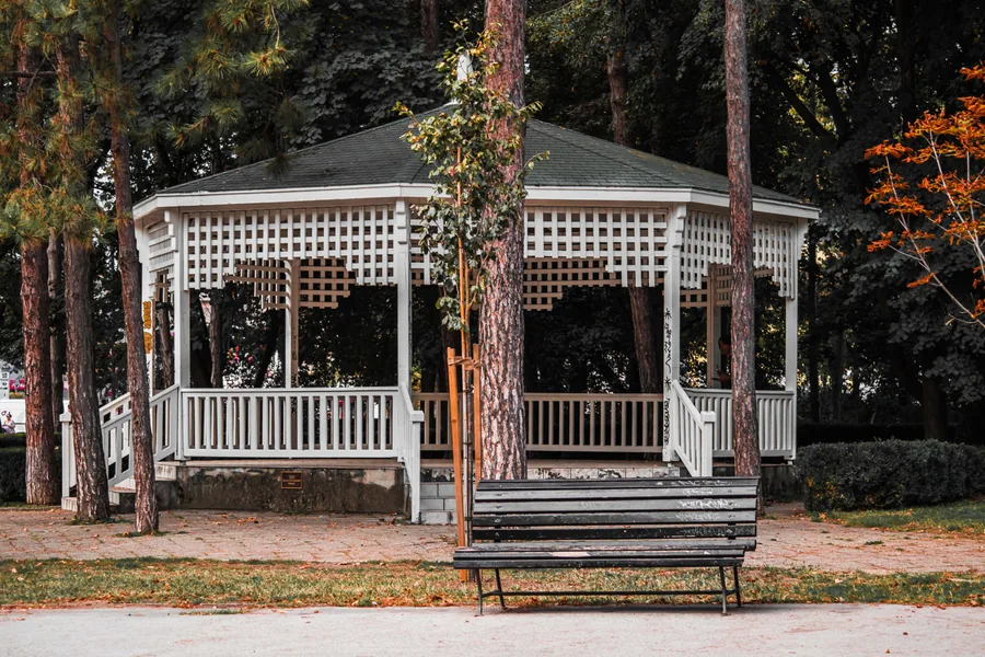 The Park Gazebo in Autumn
