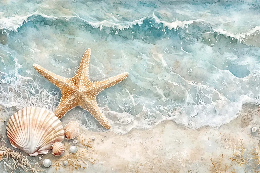 Starfish on the Shoreline