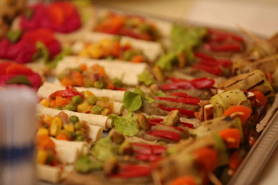 Canapes on a Tray