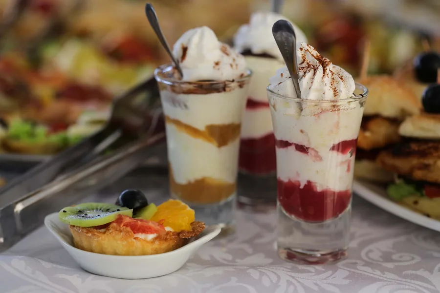 Parfaits in Tall Glasses