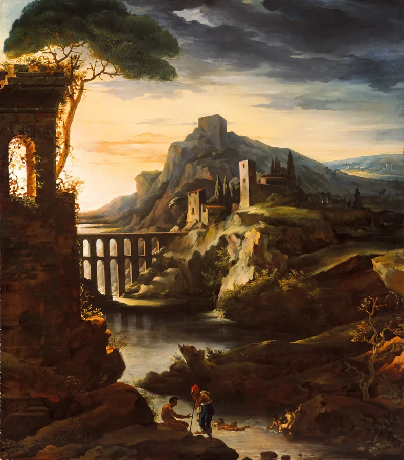 Landscape with an Aqueduct