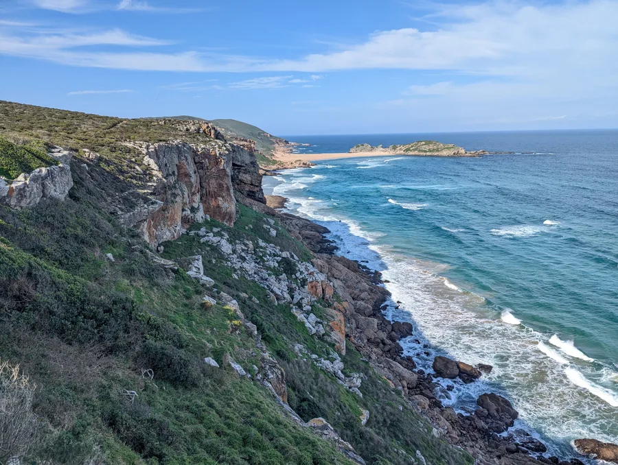 Robberg Cliffs Above the Bay