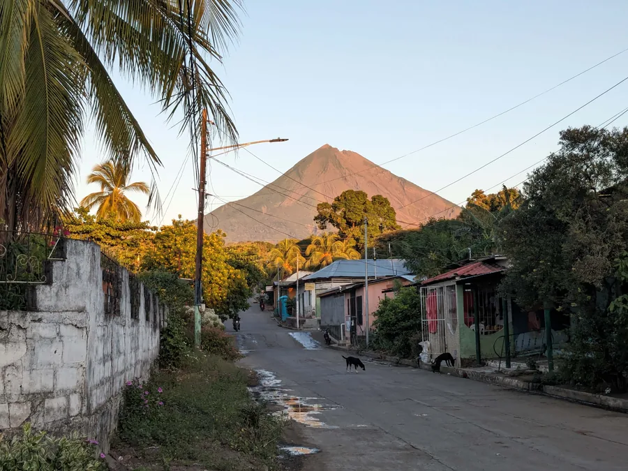 Street Beneath the Volcano