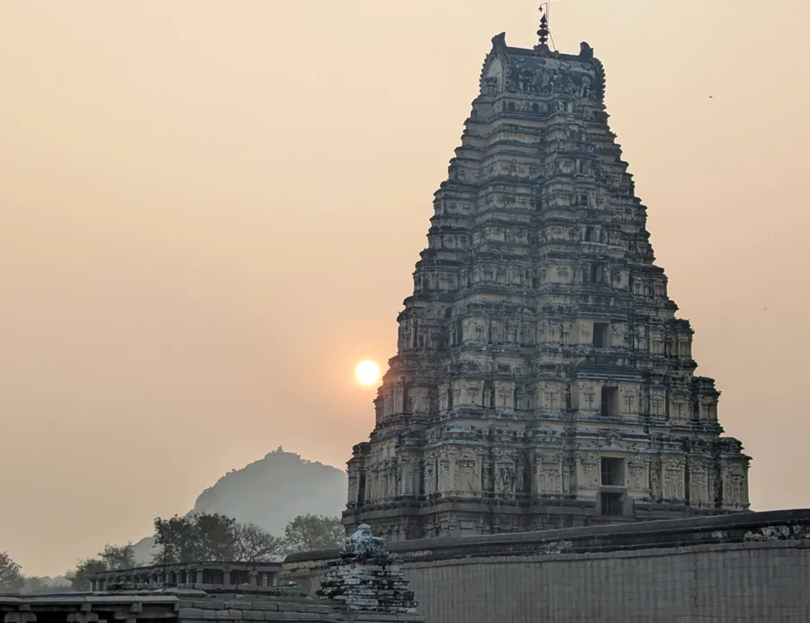 Virupaksha Temple at Sunrise