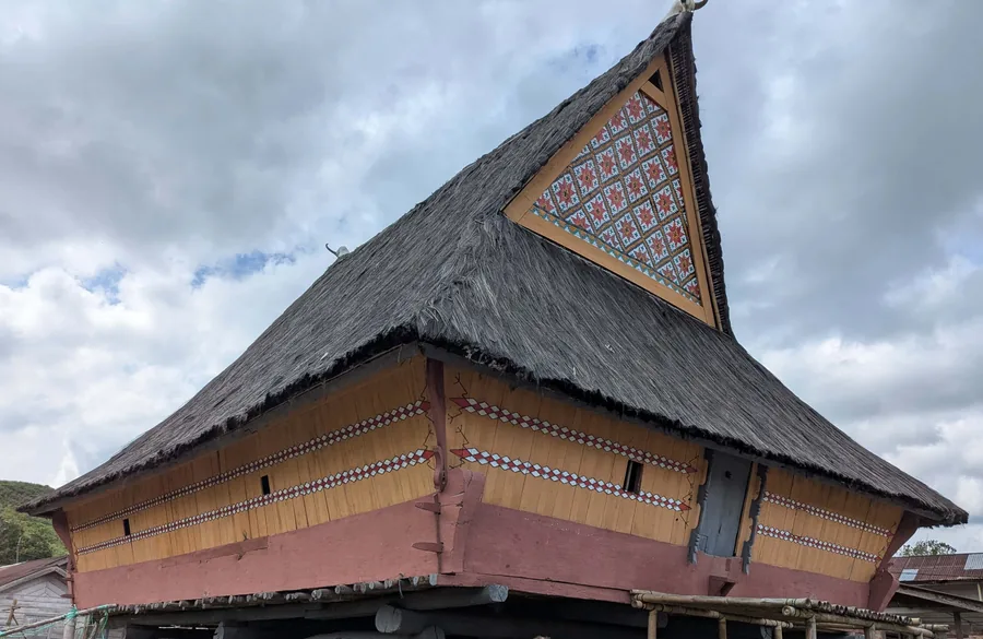 A Batak House, Sumatra