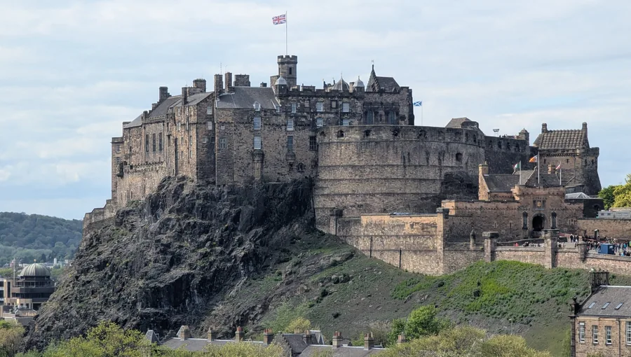 Edinburgh Castle on Its Rock