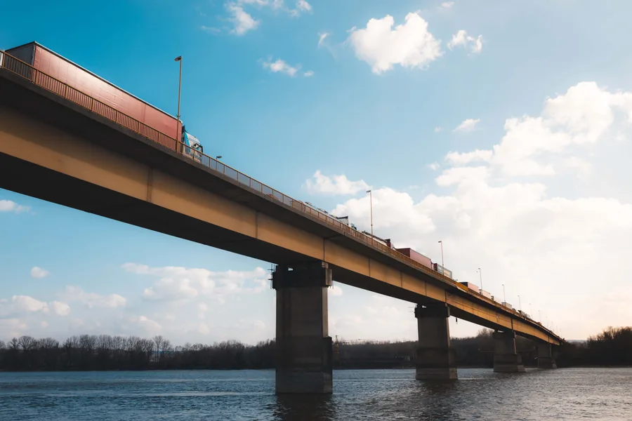 Truck on the Viaduct