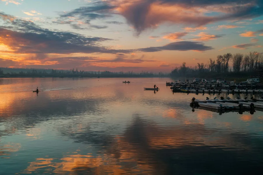 Sunset at the Marina