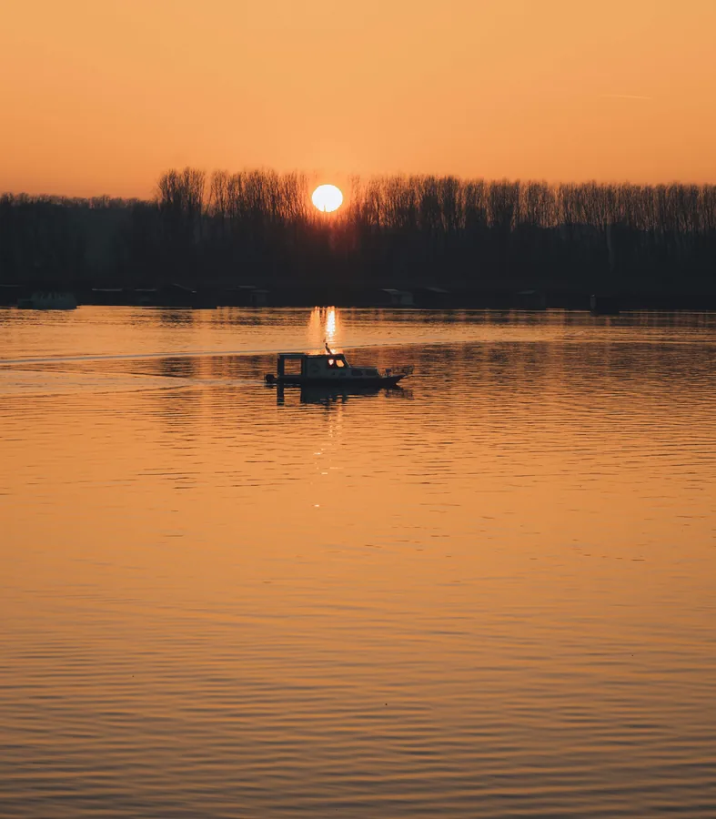 Boat at Sundown