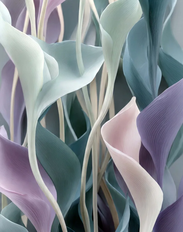 Pastel Leaves