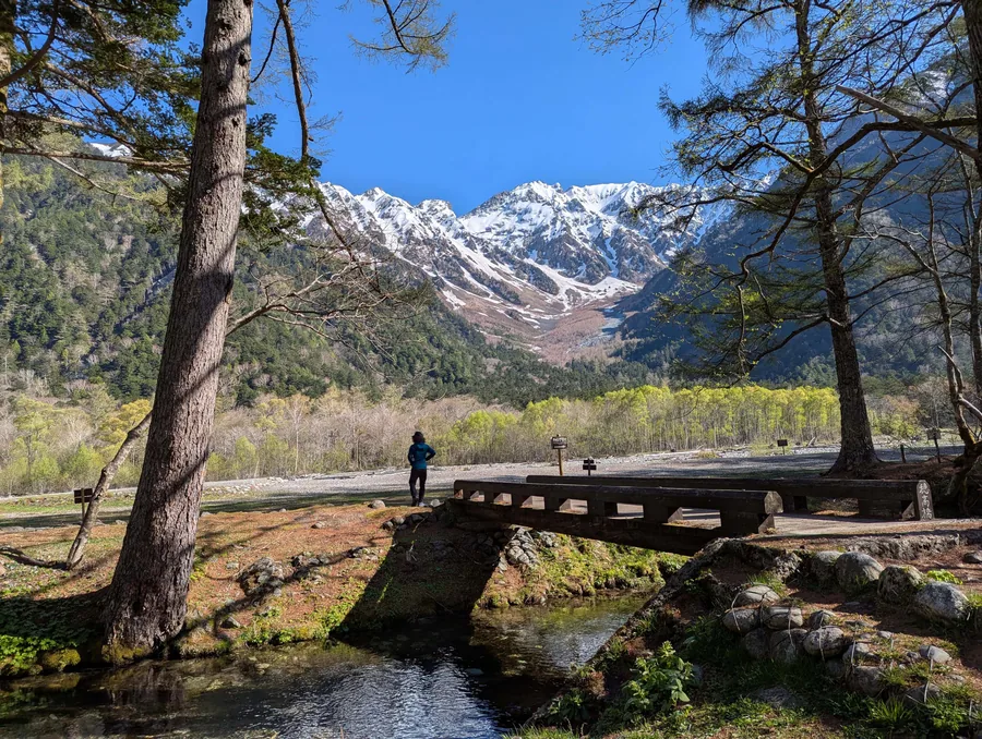 Wooden Bridge, Kamikochi
